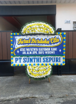 Papan Bunga Duka di Subur